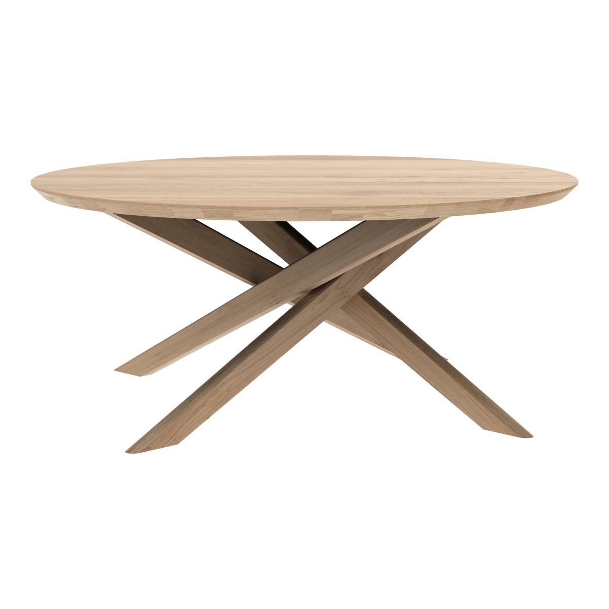 Mikado table coffee round oak ethnicraft Mikado Round Coffee Table | Ethnicraft | Rypen