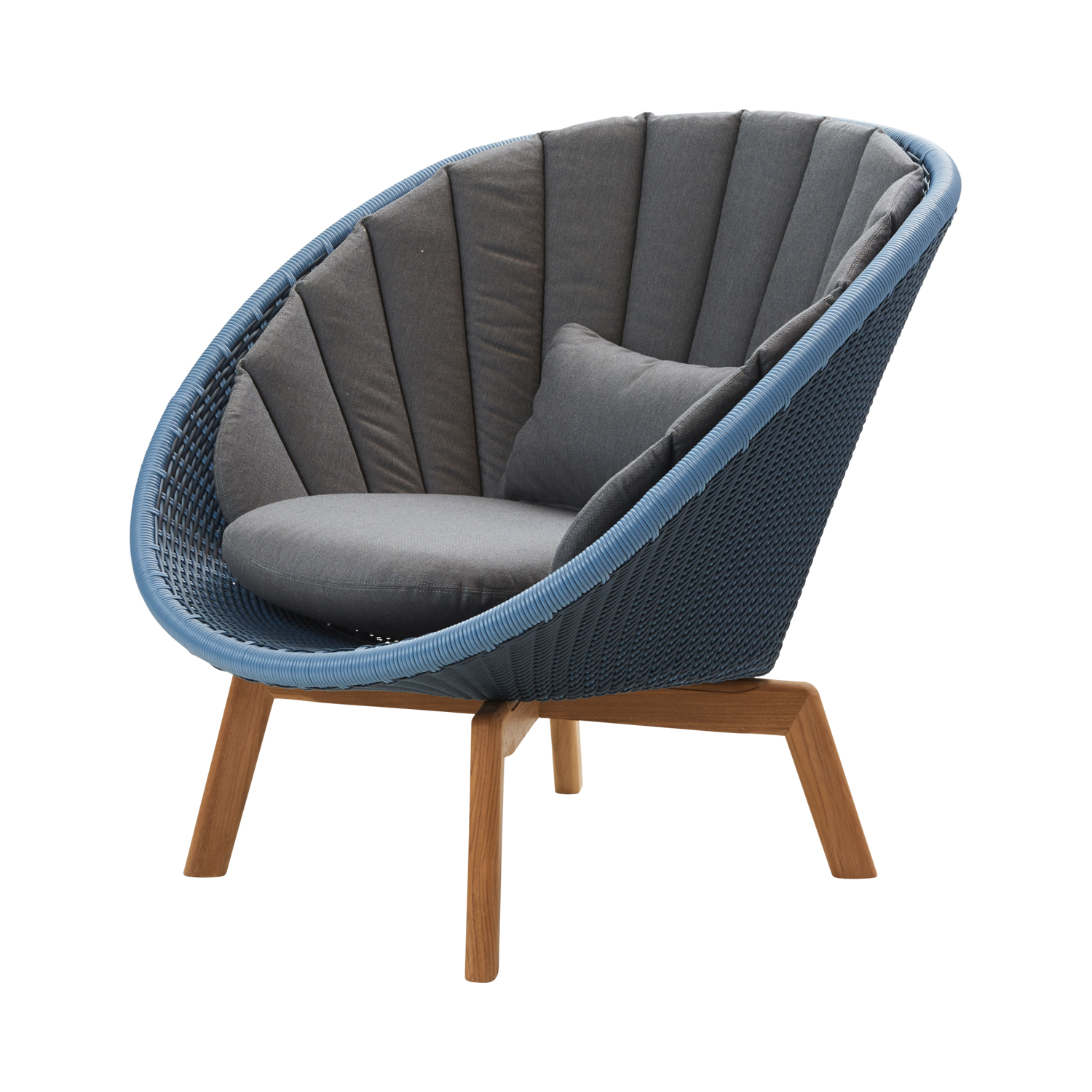 Peacock Lounge Chair Caneline Rypen