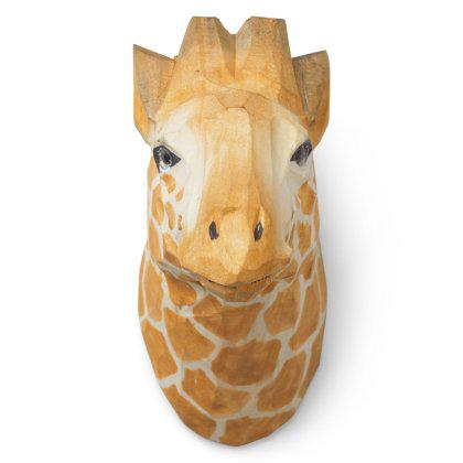 Hand-Carved Giraffe Hook Image