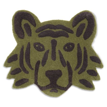 Tufted Tiger Head Rug Image
