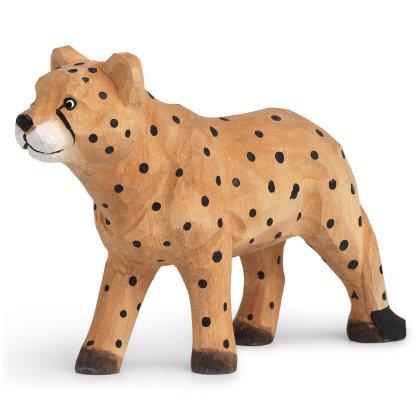 Hand-Carved Cheetah Image
