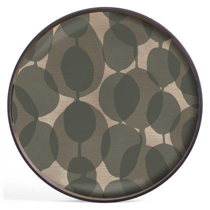 Connected Dots Small Round Tray Image