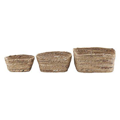 Natural Storage Basket Set of 3 Image