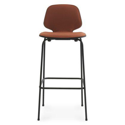 My Front Upholstered Metal Leg Bar Chair Image