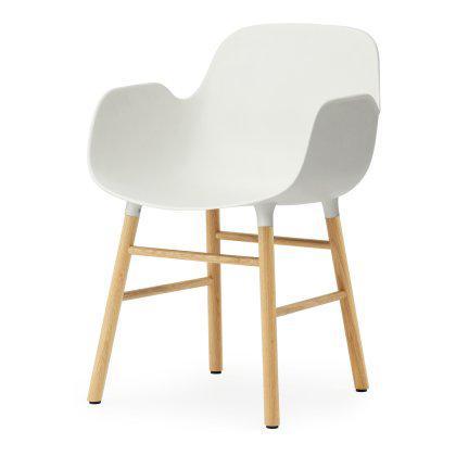 Form Armchair - Wood Base Image
