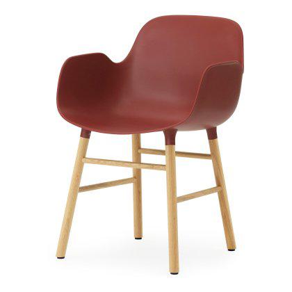 Form Armchair - Wood Base Image