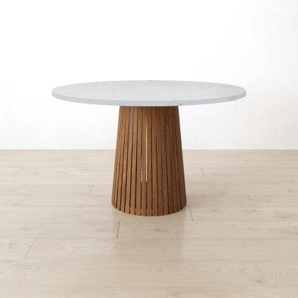 Stave Round Table : Stone + Quartz Image