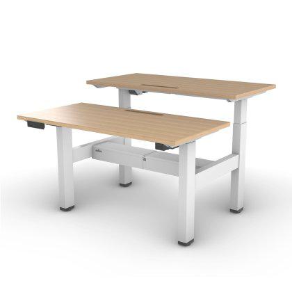 Foundation Sit-Stand Double Desk Image