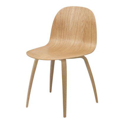 Gubi 2D Dining Chair - Wood Base Image