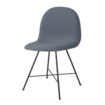 Gubi 3D Dining Chair - Center Base Front Upholstered Image