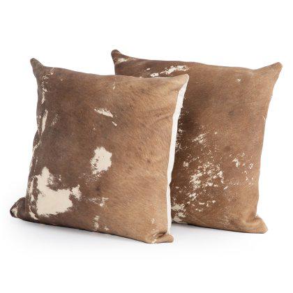 Cowhide Throw Pillow Image