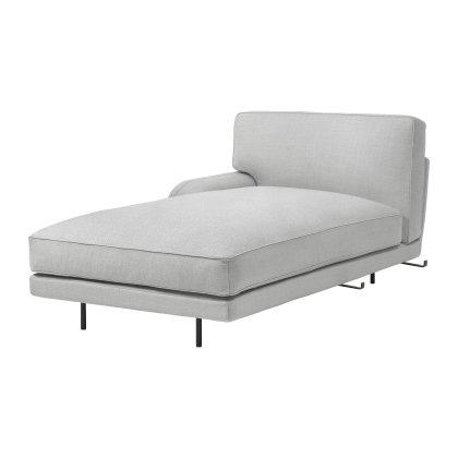 Flaneur Chaise Lounge with Armrest Sofa Module Image