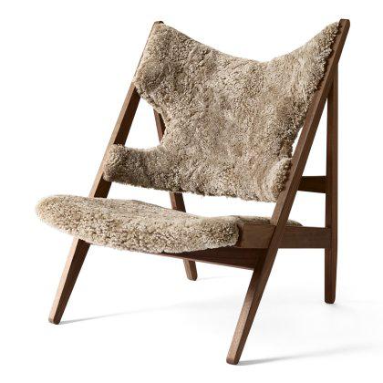 Knitting Sheepskin Lounge Chair Image