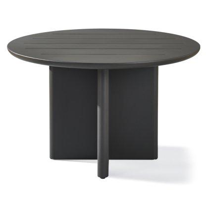 Victoria Round Slatted Dining Table Image