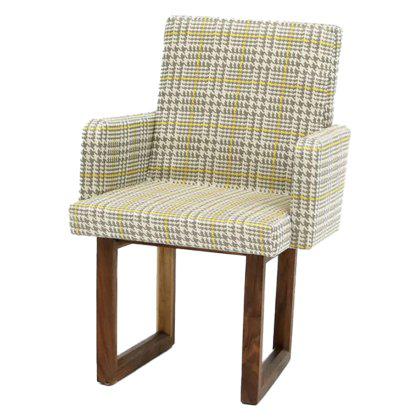 C2 W Houndstooth Armchair Image