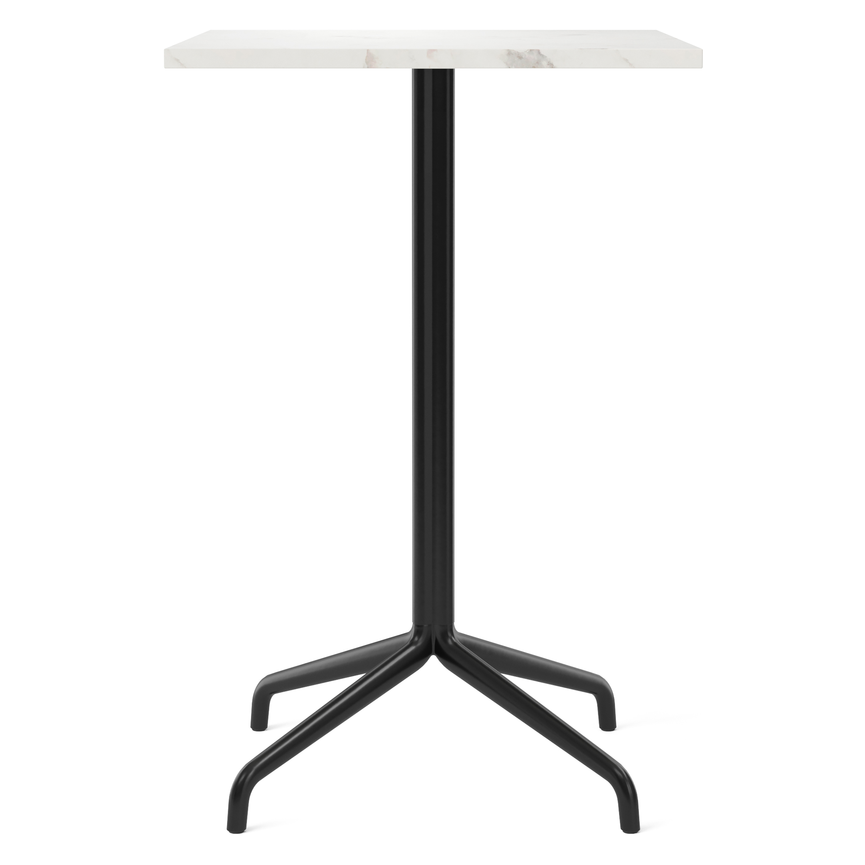 Harbour Column Table, Counter Height with Rectangular Table Top | Audo ...