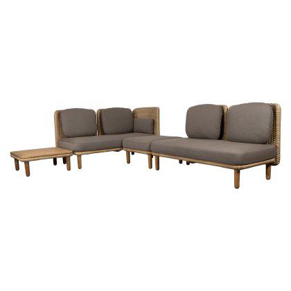 Arch Corner Sofa Low with Table - Configuration 1 Image
