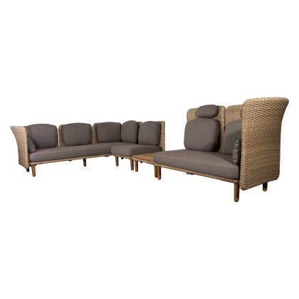 Arch Corner Sofa Low/High with Table - Configuration 2 Image