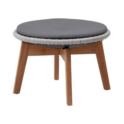 Peacock Footstool / Side Table, Cane-line Weave Image