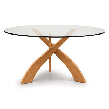 Entwine Round Glass Top Table Image