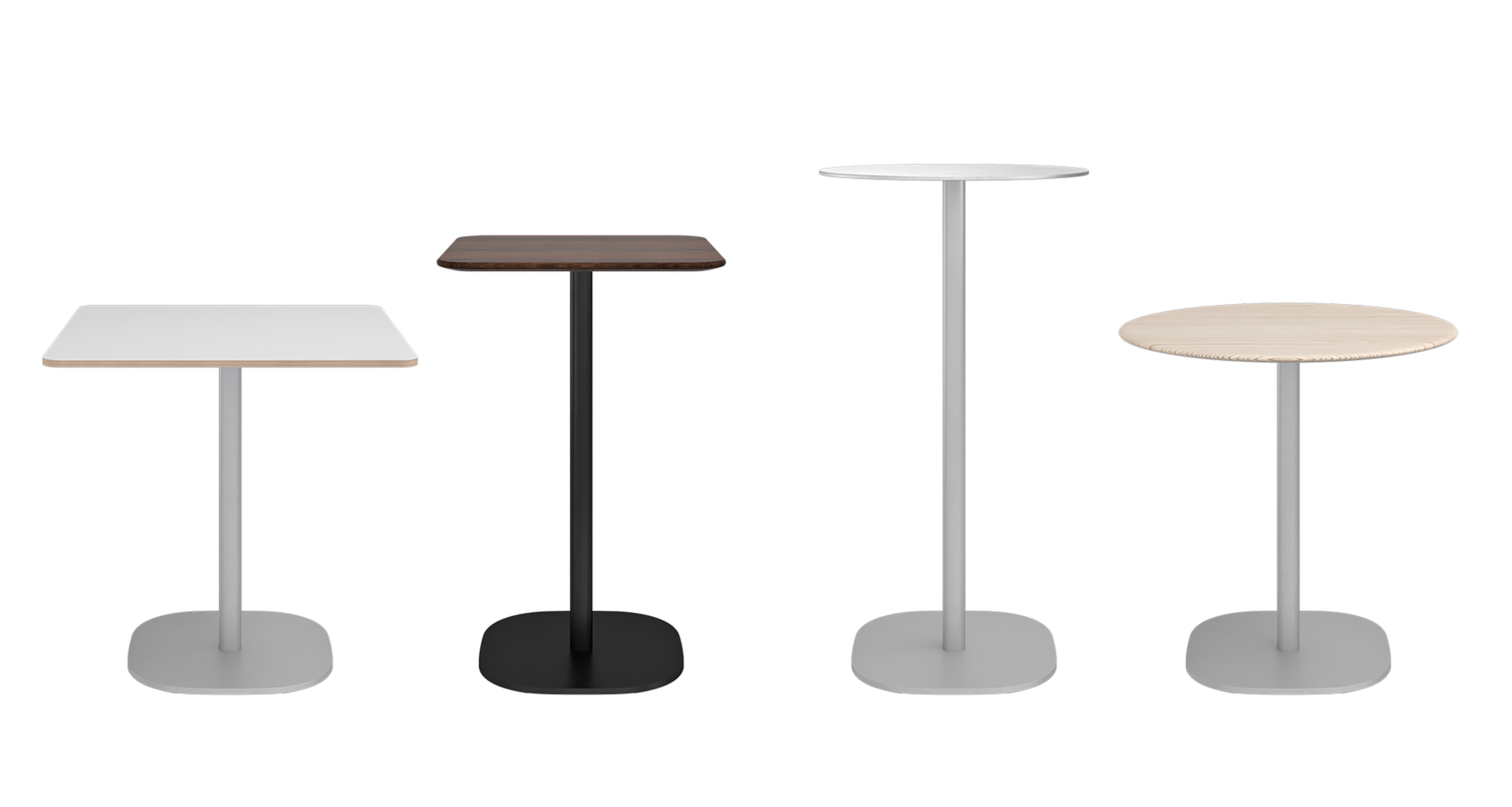 2 Inch Flat Base Bar Table, Rectangle | Emeco | Rypen