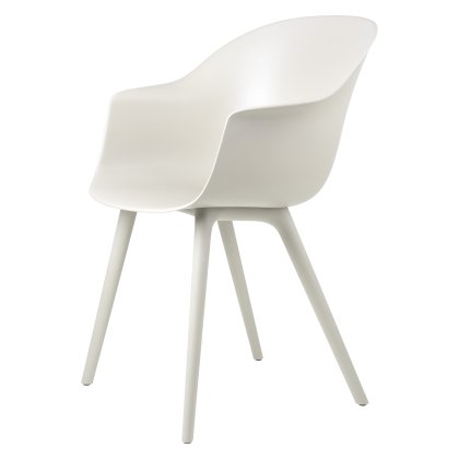 Bat Dining Chair - Un-Upholstered, Plastic Base, Outdoor Image