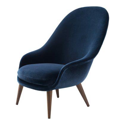 Bat Lounge Chair - High Back, Wood Base Image
