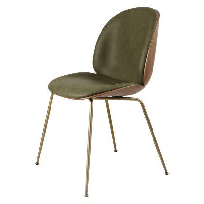 Beetle Dining Chair - Front Upholstered, Conic Base, Veneer Shell Image