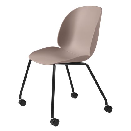 Beetle Meeting Chair - Un-Upholstered, 4 Legs With Castors Image