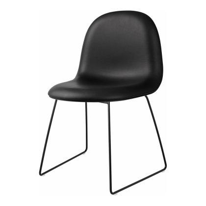 Gubi 3D Dining Chair - Sledge Base Front Upholstered Image