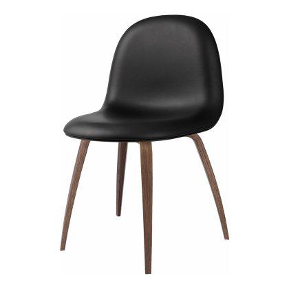 Gubi 3D Dining Chair - Wood Base Front Upholstered Image