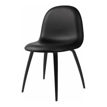 Gubi 3D Dining Chair - Wood Base Front Upholstered Image