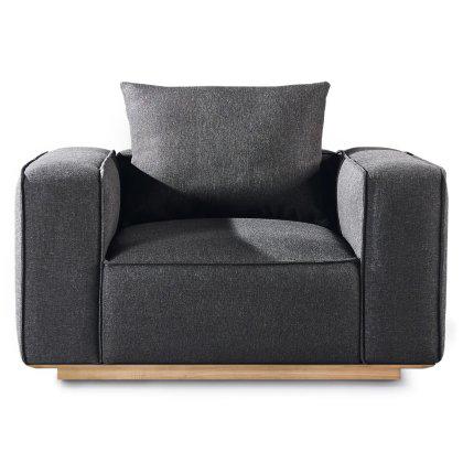 Santorini Teak Outdoor Lounge Chair Image