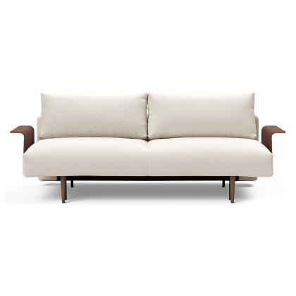 Frode Walnut Arms Sofa Bed Image