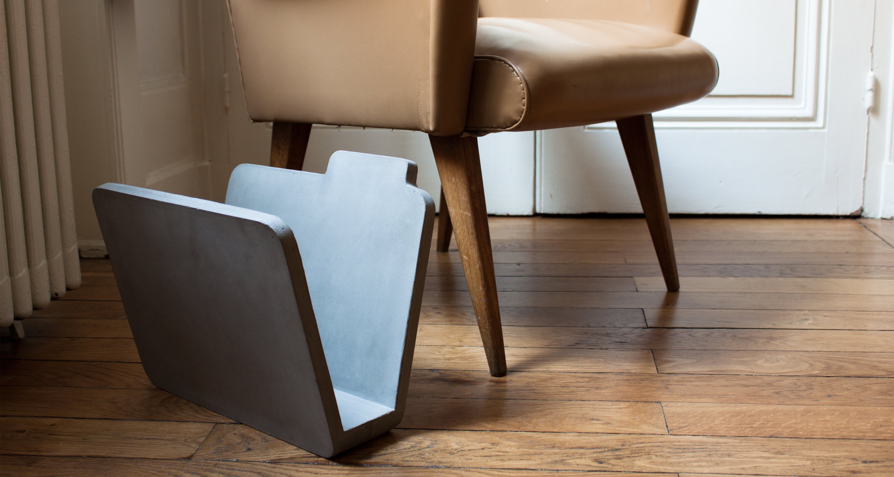 Documentary Rack Low Tech Doc Magazine Rack | Lyon Béton | Rypen