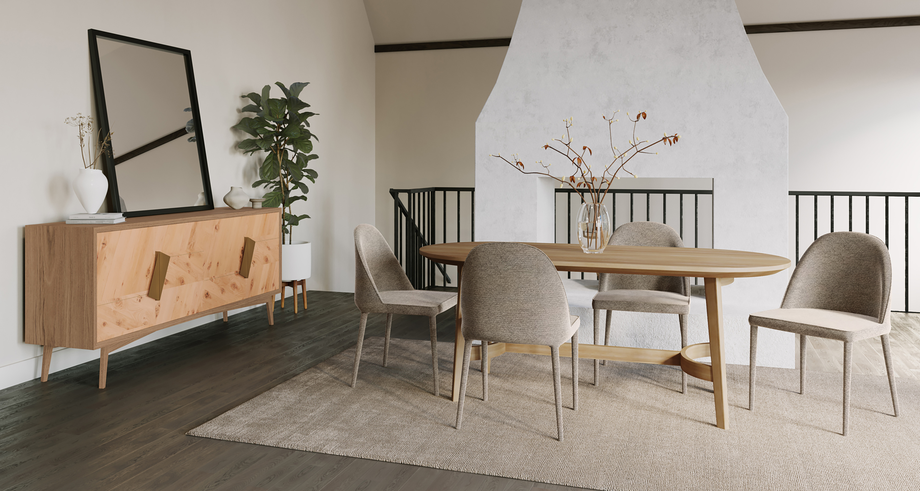 Moe's Home Collection Trie Dining Table - Thumbnail 3