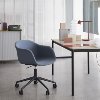 Fiber Armchair - base girevole con ruote