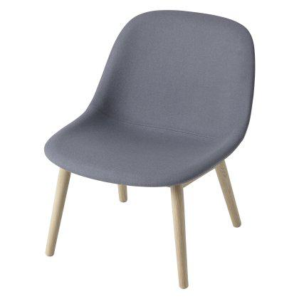 Fiber Lounge Chair Wood Base - Full Upholstery Image