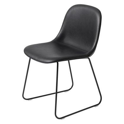 Fiber Side Chair Sled Base - Full Upholstery Image