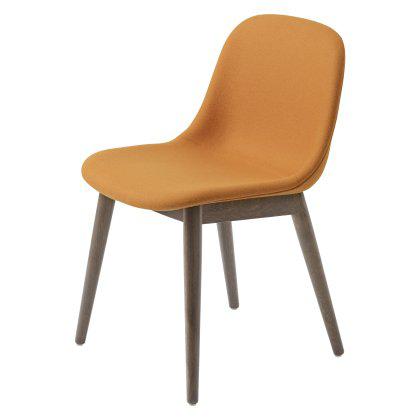 Fiber Side Chair Wood Base - Full Upholstery Image