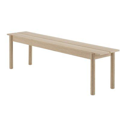 Linear Wood Bench Image