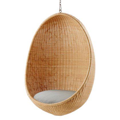 Nanna Ditzel Hanging Egg Chair w/ Cushion and Chain Image