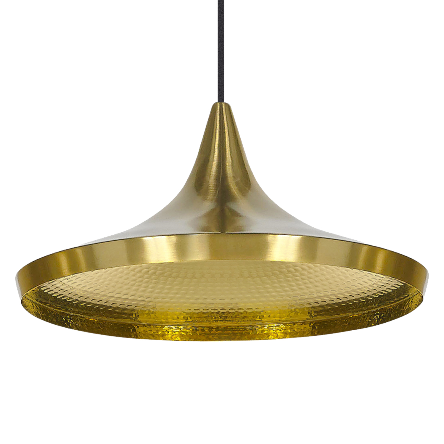 TomDixon BEAT WIDE & FAT PENDANT｜BRASS Beat Fat Pendant | Buy Tom Dixon online at A+R