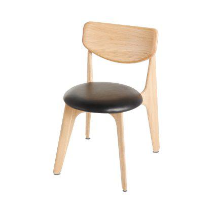 Slab Upholstered Seat Side Chair Image