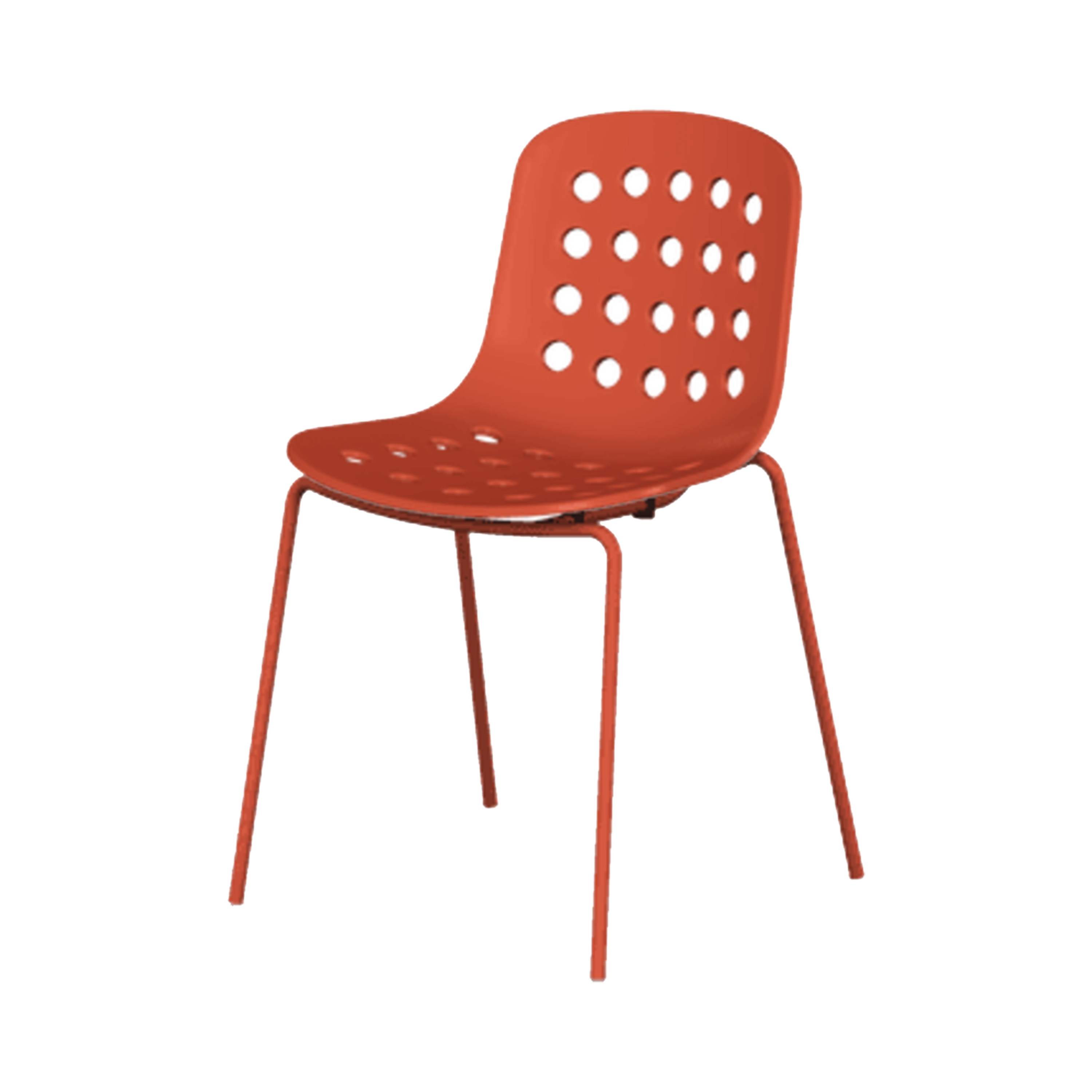 Holi Side Chair w. 4 Legs, Open Shell | Toou | Rypen