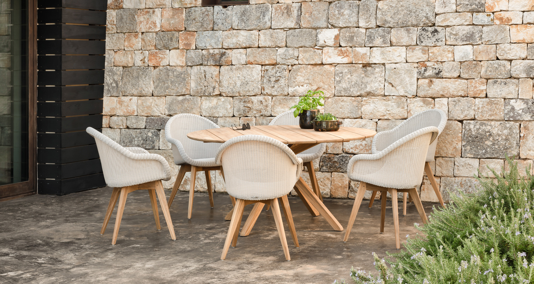 Edgard Dining Chair Teak Base Vincent Sheppard Rypen