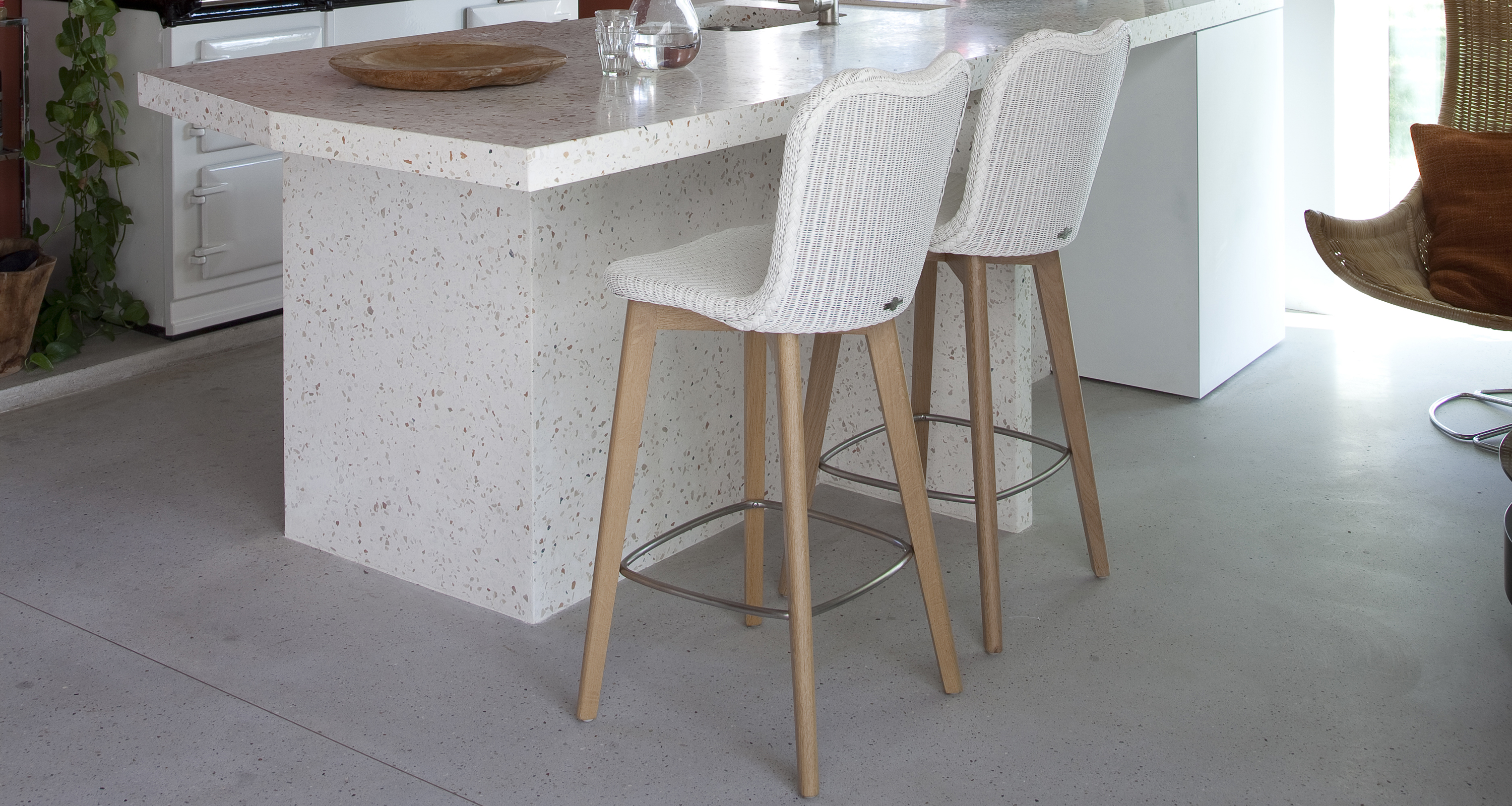 Lily Counter Stool Oak Base Vincent Sheppard Rypen